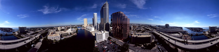 Trump Tower Tampa panoramic view, Floors 12-19