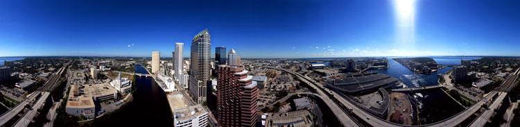 Trump Tower Tampa panoramic view, Floors 30-40